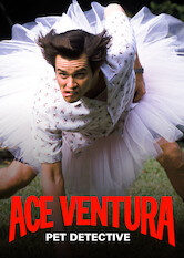 Kliknij by uszyskać więcej informacji | Netflix: Ace Ventura: Psi detektyw | Niezbyt rozgarniÄ™ty prywatny detektyw Ace Ventura otrzymuje zadanie odnalezienia ÅšnieÅ¼ynka â€” uprowadzonej maskotki klubu Miami Dolphins.