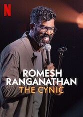 Kliknij by uszyskać więcej informacji | Netflix: Romesh Ranganathan: The Cynic | Romesh Ranganathan powraca doÂ rodzinnego Crawley wÂ Anglii, gdzie rozprawia oÂ weganizmie iÂ swoich dzieciach, aÂ takÅ¼e pozwala nam zajrzeÄ‡ zaÂ kulisy swojego stand-upu.