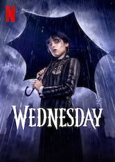 Kliknij by uszyskać więcej informacji | Netflix: Wednesday | Makabrycznie bystra iÂ sarkastyczna Wednesday Addams prowadzi Å›ledztwo wÂ sprawie serii zabÃ³jstw, przysparzajÄ…c sobie nowych przyjaciÃ³Å‚ â€” iÂ wrogÃ³w â€” wÂ Akademii Nevermore.